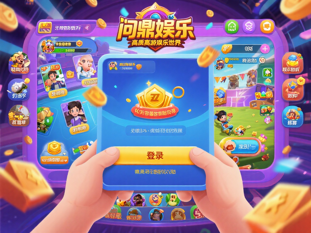 成功登录后，你将进入一个充满惊喜的娱乐世界。问鼎娱