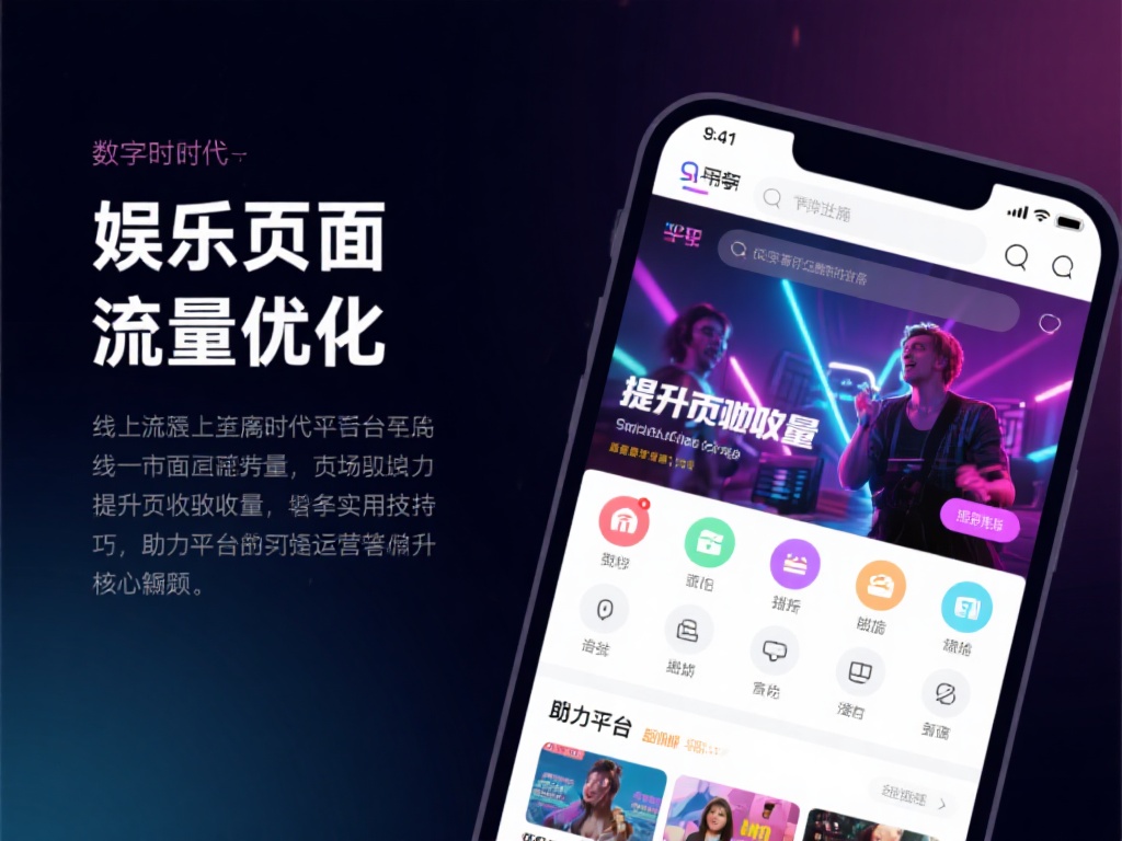 在数字化时代，娱乐平台的线上流量直接决定了其市场影